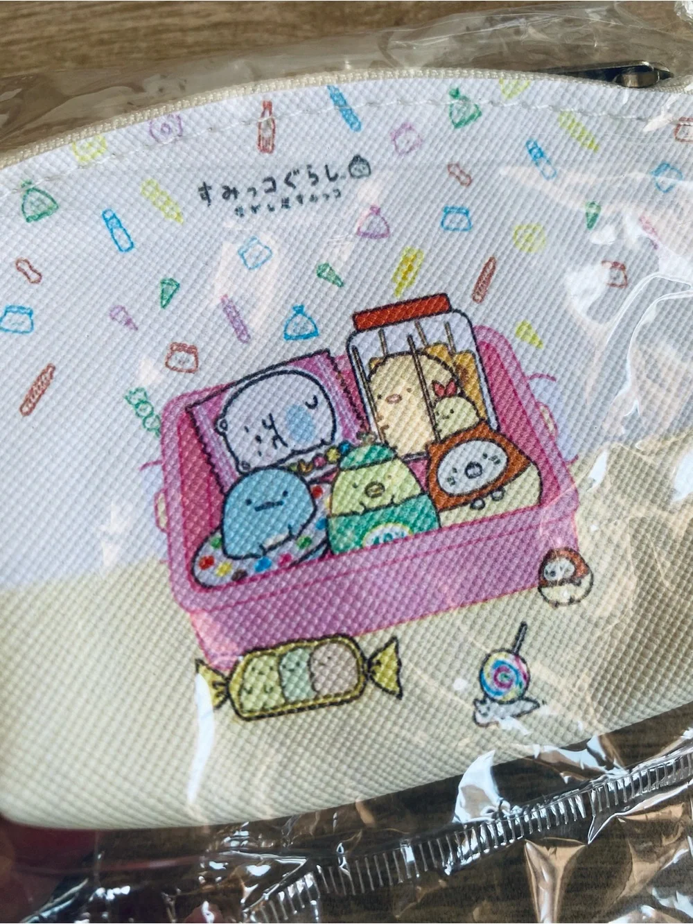 San-X Sumikko Gurashi Small Coin Purse Pouch Keychain Japanese Kawaii NWT